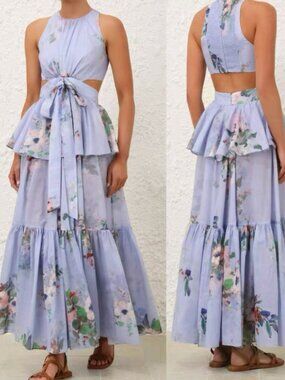 Zimmmermann blue dress size 1